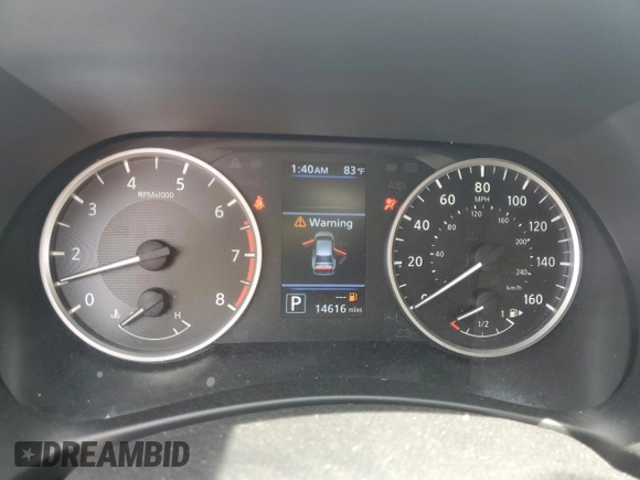 2025 Nissan Sentra S with VIN 3N1AB8BV8SY230046, listed as a Copart auction lot 54944085 with 14,616 mi miles and Clean Title. Bid and sale history available at DreamBid. Image 9.