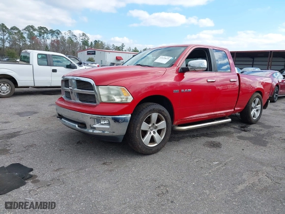 2010 Dodge Ram 1500 SLT with VIN 1D7RB1GT7AS214678, listed as a IAAI auction lot 41635619 with 139,676 mi miles. Bid and sale history available at carsss.com. Image 17.