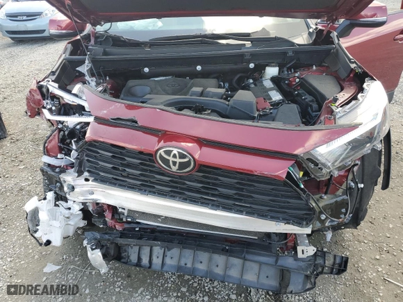2022 Toyota RAV4 XLE with VIN 2T3P1RFV6NW256570, listed as a Copart auction lot 51862395 with 11,115 mi miles and Salvage Title. Bid and sale history available at carsss.com. Image 12.