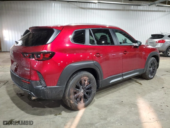 2025 Mazda CX-50 2.5 S Preferred Package with VIN 7MMVABBM2SN309280, listed as a Copart auction lot 42170275 with 390 mi miles and Salvage Title. Bid and sale history available at carsss.com. Image 3.