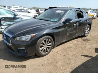 2021 Infiniti Q50 Pure z VIN JN1EV7AR0MM751906, wystawiony jako Copart lot #71446174 z przebiegiem 26 239 mil mil oraz Szkoda całkowita • Salvage title. Historia ofert i sprzedaży dostępna na DreamBid. Obrazek 1.