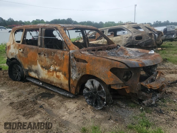 2019 Nissan Armada SL with VIN JN8AY2ND6K9089015, listed as a Copart auction lot 51477085 with 0 mi miles and Salvage Title. Bid and sale history available at carsss.com. Image 4.