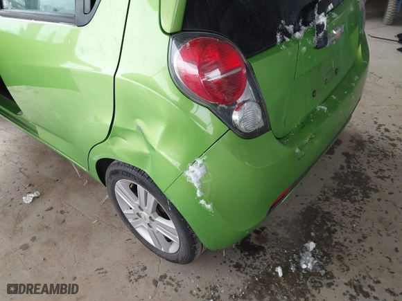 2014 Chevrolet Spark LS with VIN KL8CB6S9XEC494467, listed as a IAAI auction lot 41613485 with 112,788 mi miles. Bid and sale history available at carsss.com. Image 6.