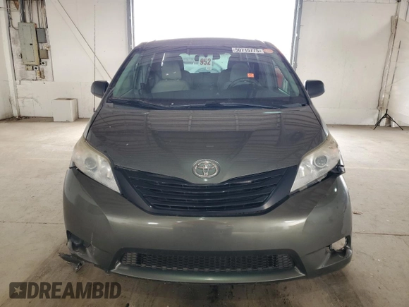 2013 Toyota Sienna L with VIN 5TDZK3DC7DS336061, listed as a Copart auction lot 50715775 with 111,615 mi miles and Salvage Title. Bid and sale history available at carsss.com. Image 5.