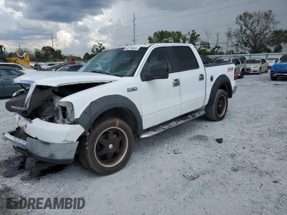 2005 Ford F-150 XLT z VIN 1FTPW12515KD45612, wystawiony jako Copart lot #60779845 z przebiegiem 196 331 mil mil oraz Szkoda całkowita • Salvage title. Historia ofert i sprzedaży dostępna na DreamBid. Obrazek 1.