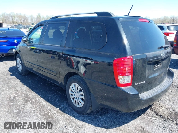 2014 Kia Sedona LX with VIN KNDMG4C71E6579260, listed as a IAAI auction lot 41985403 with 93,523 mi miles. Bid and sale history available at carsss.com. Image 3.