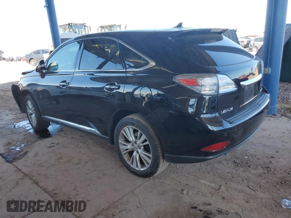 2010 Lexus RX 450h with VIN JTJZB1BA8A2001588, listed as a Copart auction lot 50193885 with 140,248 mi miles and Salvage Title. Bid and sale history available at DreamBid. Image 2.