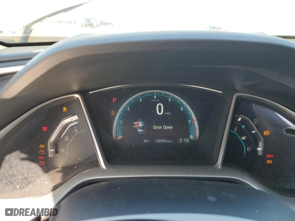 2016 Honda Civic Sedan EX with VIN 19XFC2F76GE097403, listed as a Copart auction lot 49543905 with 158,525 mi miles and Salvage Title. Bid and sale history available at carsss.com. Image 9.