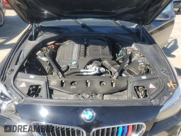 2016 BMW 5 Series 535i with VIN WBA5B1C54GG132111, listed as a Copart auction lot 43409355 with 133,043 mi miles and Salvage Title. Bid and sale history available at DreamBid. Image 11.