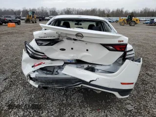 2024 Nissan Sentra SR with VIN 3N1AB8DV2RY282053, listed as a Copart auction lot 51739245 with 12,881 mi miles and Salvage Title. Bid and sale history available at carsss.com. Image 6.