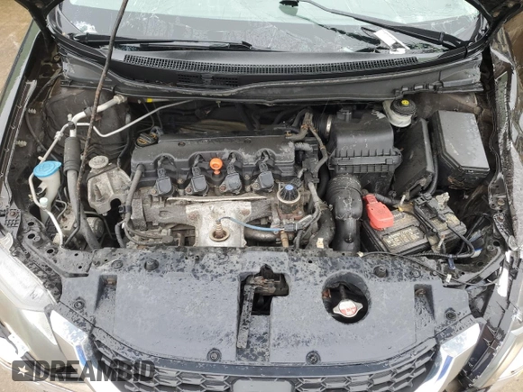 2013 Honda Civic LX z VIN 2HGFB2F52DH601075, wystawiony jako Copart lot #58512845 z przebiegiem Nie podano mil oraz Szkoda całkowita • Salvage title. Historia ofert i sprzedaży dostępna na DreamBid. Obrazek 11.