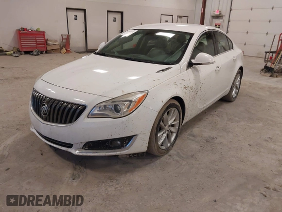 2016 Buick Regal Premium II with VIN 2G4GS5GX1G9201815, listed as a IAAI auction lot 41201572 with 163,836 mi miles. Bid and sale history available at carsss.com. Image 17.