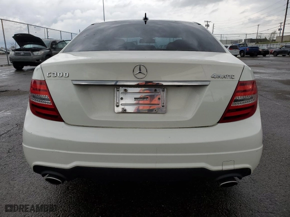 2012 Mercedes-Benz C-Class C 300 Sport with VIN WDDGF8BB6CR232814, listed as a Copart auction lot 51630665 with 126,629 mi miles and Clean Title. Bid and sale history available at carsss.com. Image 6.