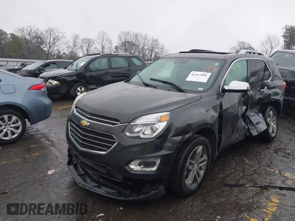 2017 Chevrolet Equinox Premier with VIN 2GNALDEK6H1537329, listed as a IAAI auction lot 41567886 with 73,876 mi miles. Bid and sale history available at carsss.com. Image 2.