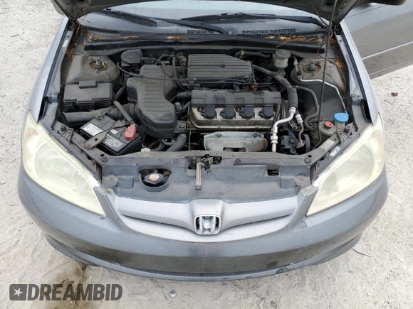 2005 Honda Civic LX with VIN 2HGES16505H608324, listed as a Copart auction lot 53636065 with 176,303 mi miles and Clean Title. Bid and sale history available at DreamBid. Image 11.