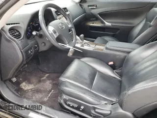2012 Lexus IS 350 C with VIN JTHFE2C25C2507391, listed as a Copart auction lot 44060525 with 133,392 mi miles and Salvage title. Bid and sale history available at DreamBid. Image 7.
