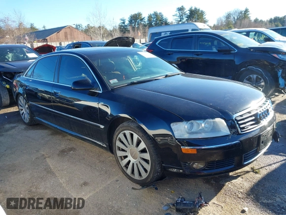 2005 Audi A8 L with VIN WAUML44E85N014712, listed as a IAAI auction lot 41463162 with 120,000 mi miles. Bid and sale history available at carsss.com. Image 1.