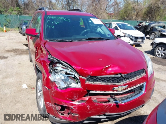 2015 Chevrolet Equinox LT with VIN 2GNFLFEK6F6289956, listed as a IAAI auction lot 41987792 with 122,424 mi miles and . Bid and sale history available at DreamBid. Image 12.