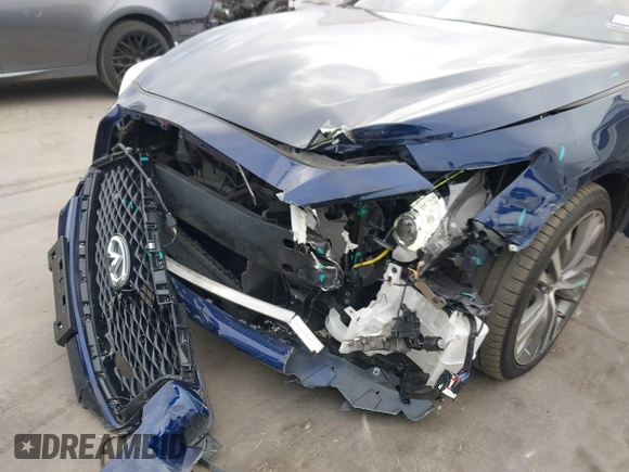 2024 Infiniti Q50 Sensory with VIN JN1EV7CP8RM601738, listed as a IAAI auction lot 42068560 with 10,154 mi miles and . Bid and sale history available at DreamBid. Image 17.