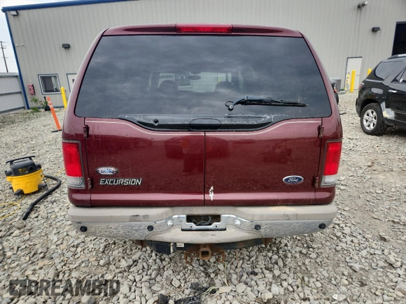 2001 Ford Excursion Limited с VIN 1FMNU43SX1EA00618, выставлен на аукционе Copart как лот 59807255 с пробегом 210 811 миль миль и Чистый • Clean title. История ставок и продаж доступна на DreamBid. Изображение 6.