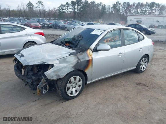 2008 Hyundai Elantra GLS with VIN KMHDU46D68U390576, listed as a IAAI auction lot 41842709 with 1 mi miles. Bid and sale history available at carsss.com. Image 2.