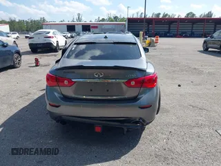 2014 Infiniti Q50 Sport with VIN JN1BV7AP4EM670443, listed as a IAAI auction lot 41801219 with 98,719 mi miles and . Bid and sale history available at DreamBid. Image 16.