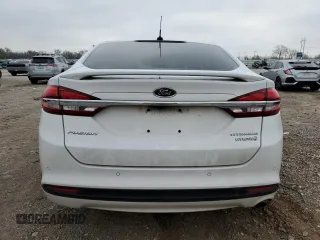 2018 Ford Fusion Hybrid Titanium with VIN 3FA6P0RU1JR151139, listed as a Copart auction lot 46028373 with 190,701 mi miles. Bid and sale history available at carsss.com. Image 6.
