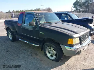 2001 Ford Ranger XL Fleet with VIN 1FTZR15U01PA42952, listed as a IAAI auction lot 41511355 with 143,544 mi miles. Bid and sale history available at carsss.com. Image 1.