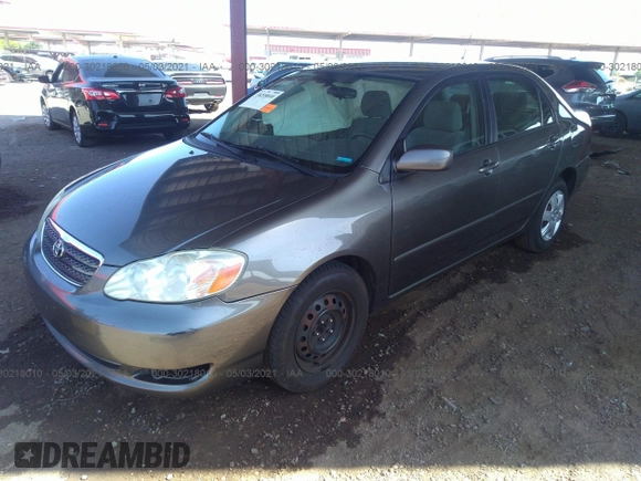 2007 Toyota Corolla CE with VIN 2T1BR30E67C747680, listed as a IAAI auction lot 30218010 with 129,565 mi miles and . Bid and sale history available at DreamBid. Image 2.