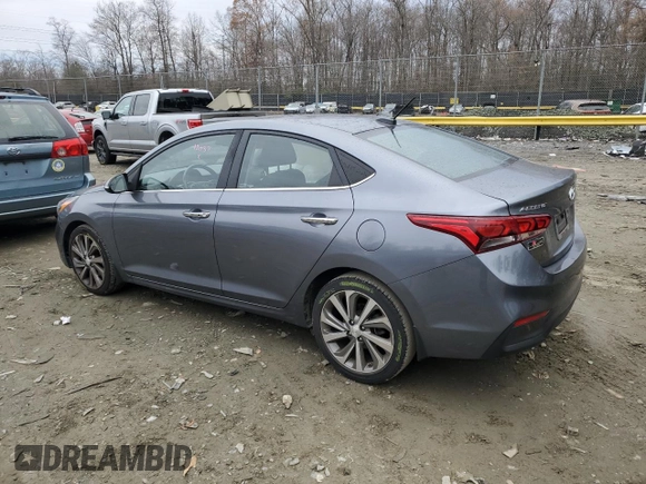 2018 Hyundai Accent Limited with VIN 3KPC34A36JE034117, listed as a Copart auction lot 79517803 with 118,075 mi miles and Salvage Title. Bid and sale history available at carsss.com. Image 2.