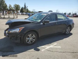 2011 Honda Accord Sdn LX-P with VIN 1HGCP2F46BA058868, listed as a Copart auction lot 49555495 with 0 mi miles and Salvage Title. Bid and sale history available at carsss.com. Image 1.