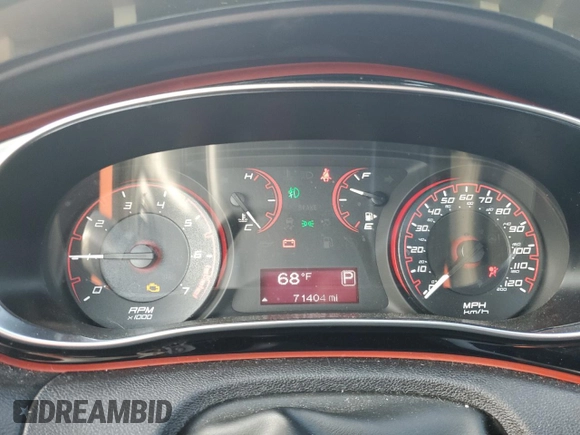 2014 Dodge Dart SXT with VIN 1C3CDFBB1ED907105, listed as a Copart auction lot 52170445 with 71,404 mi miles and Salvage Title. Bid and sale history available at carsss.com. Image 9.