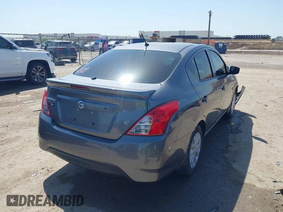 2018 Nissan Versa Sedan SV with VIN 3N1CN7AP1JL800185, listed as a IAAI auction lot 41997116 with 80,257 mi miles. Bid and sale history available at carsss.com. Image 4.