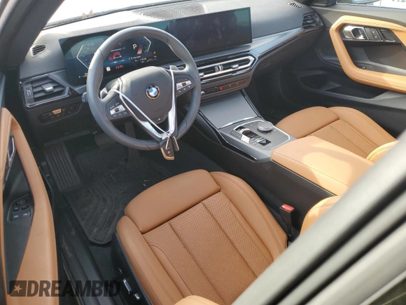2024 BMW 2 Series 230i xDrive with VIN 3MW33CM05R8E02208, listed as a Copart auction lot 80850784 with 10,282 mi miles and Salvage title. Bid and sale history available at DreamBid. Image 8.