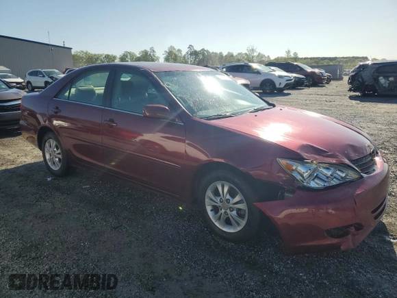 2004 Toyota Camry LE with VIN 4T1BF32K54U066495, listed as a Copart auction lot 52491175 with 149,902 mi miles and Salvage Title. Bid and sale history available at carsss.com. Image 4.