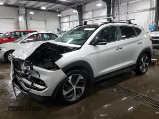 2016 Hyundai Tucson Limited with VIN KM8J3CA27GU032598, listed as a Copart auction lot 49384855 with 75,875 mi miles and Salvage Title. Bid and sale history available at carsss.com. Image 1.
