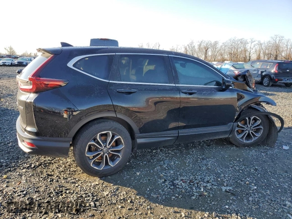 2021 Honda CR-V EX-L with VIN 2HKRW2H88MH664115, listed as a Copart auction lot 84248464 with 104,509 mi miles and Salvage Title. Bid and sale history available at carsss.com. Image 3.