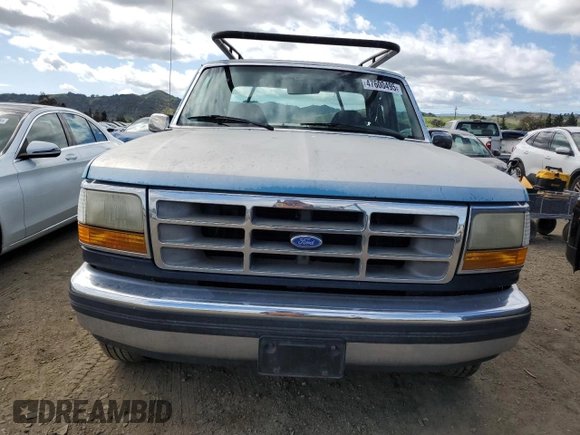 1992 Ford F-150 with VIN 1FTEX15N4NKA01109, listed as a Copart auction lot 47600495 with Not Provided miles and Salvage Title. Bid and sale history available at carsss.com. Image 5.