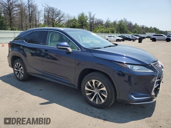 2020 Lexus RX 350 with VIN 2T2HZMDA5LC228598, listed as a Copart auction lot 62967175 with 22,333 mi miles and Salvage title. Bid and sale history available at DreamBid. Image 4.