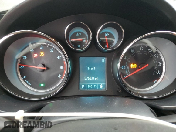 2011 Buick Regal CXL RL1 with VIN 2G4GN5EC5B9214700, listed as a Copart auction lot 59635015 with 203,113 mi miles and Salvage title. Bid and sale history available at DreamBid. Image 9.