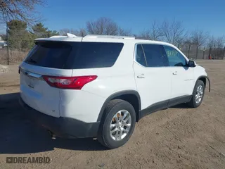 2018 Chevrolet Traverse LT Cloth with VIN 1GNEVGKW5JJ105265, listed as a IAAI auction lot 41784147 with 144,634 mi miles. Bid and sale history available at carsss.com. Image 4.