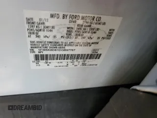 2013 Ford Explorer XLT with VIN 1FM5K8D81DGB97767, listed as a Copart auction lot 72063264 with 158,691 mi miles and Salvage Title. Bid and sale history available at carsss.com. Image 14.