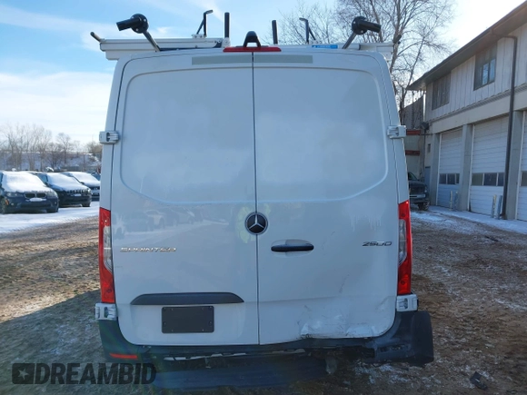 2023 Mercedes-Benz Sprinter Cargo with VIN W1Y4KBHY5PT132726, listed as a IAAI auction lot 41543207 with 23,052 mi miles and . Bid and sale history available at carsss.com. Image 16.