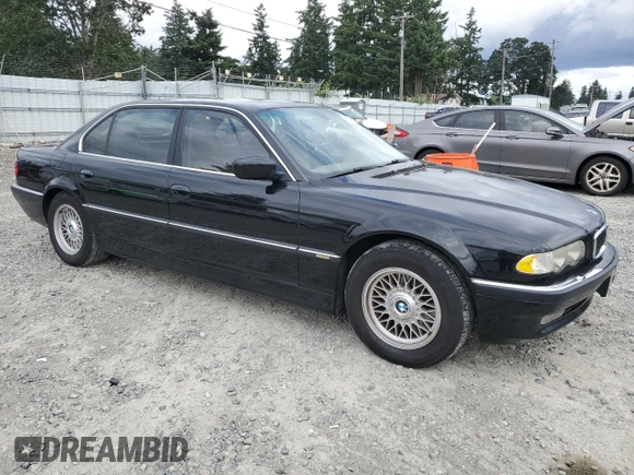 2001 BMW 7 Series 740iL с VIN WBAGH83471DP33111, выставлен на аукционе Copart как лот 61271865 с пробегом 212 250 миль миль и Списание • Salvage title. История ставок и продаж доступна на DreamBid. Изображение 4.