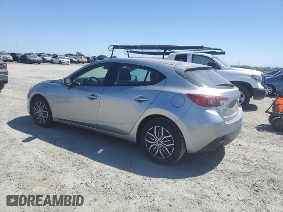 2015 Mazda 3 i Sport with VIN JM1BM1K70F1244649, listed as a Copart auction lot 55648035 with 106,085 mi miles and Salvage Title. Bid and sale history available at DreamBid. Image 2.