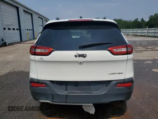 2017 Jeep Cherokee Limited with VIN 1C4PJLDB1HW517907, listed as a Copart auction lot 62121185 with 219,757 mi miles and Salvage title. Bid and sale history available at DreamBid. Image 6.