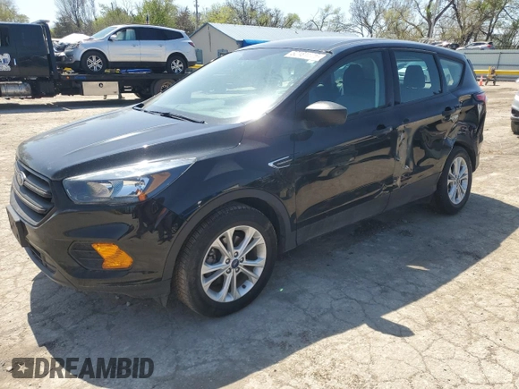 2018 Ford Escape S with VIN 1FMCU0F72JUD50712, listed as a Copart auction lot 52181675 with 61,328 mi miles and Salvage title. Bid and sale history available at DreamBid. Image 1.