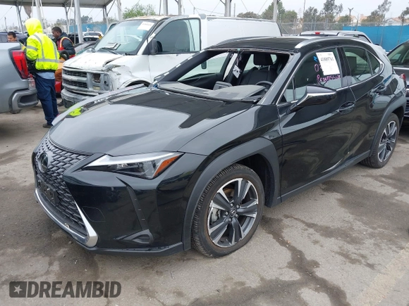 2025 Lexus UX with VIN JTHYBJAH9S2002181, listed as a IAAI auction lot 41889761 with 5,278 mi miles and . Bid and sale history available at DreamBid. Image 20.