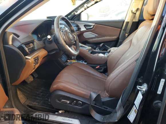 2020 Acura RDX w/Technology Pkg with VIN 5J8TC2H52LL002935, listed as a Copart auction lot 42392165 with 0 mi miles and Salvage Title. Bid and sale history available at carsss.com. Image 7.