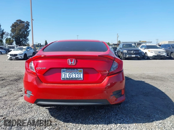 2016 Honda Civic Sedan EX with VIN 2HGFC2F86GH504117, listed as a IAAI auction lot 41935116 with 147,848 mi miles. Bid and sale history available at carsss.com. Image 17.